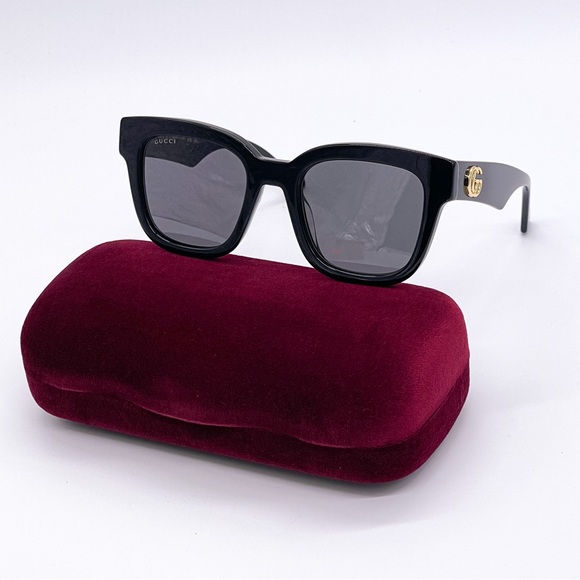 NEW GUCCI GG0998S 001 WOMEN’S SUNGLASSES GUCCI GG0998S BLACK EYEWEAR - Picture 2 of 12